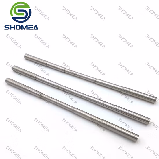 Antena telescópica de latão folheado a níquel personalizada com rosca macho